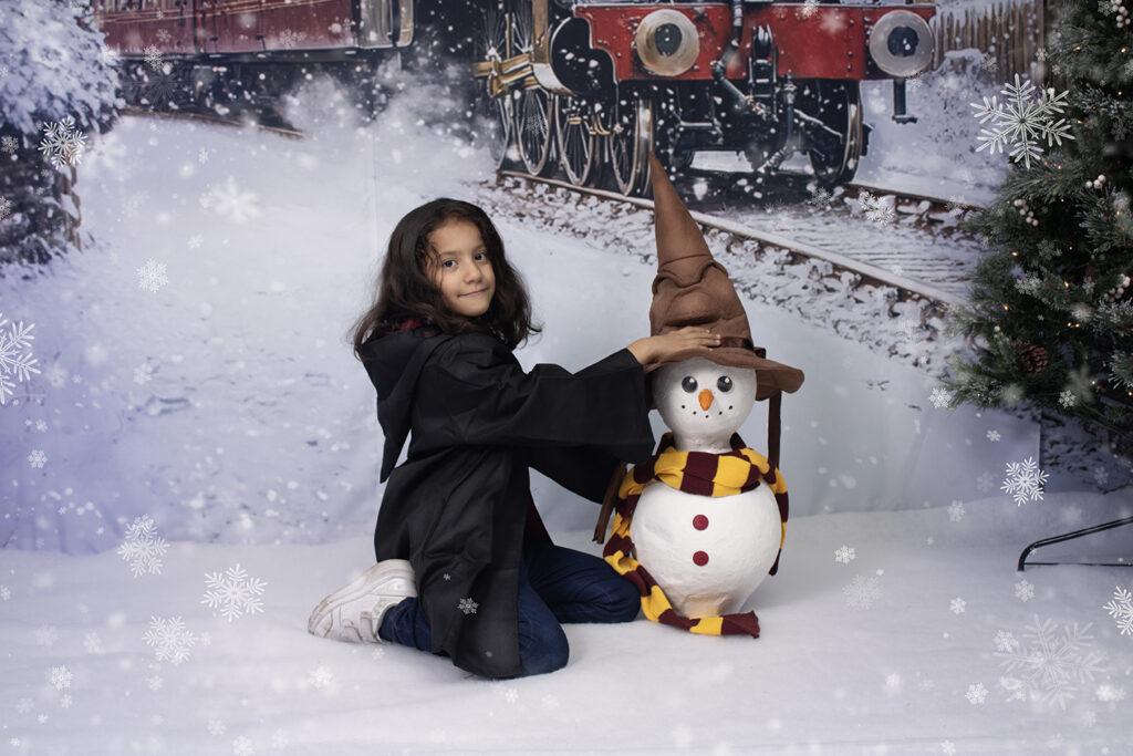 Una nevada al estilo de Hogwarts